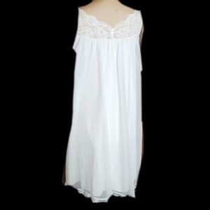 Vintage Shadowline Fluffy Piece Of Work In This Nightgown Chemise